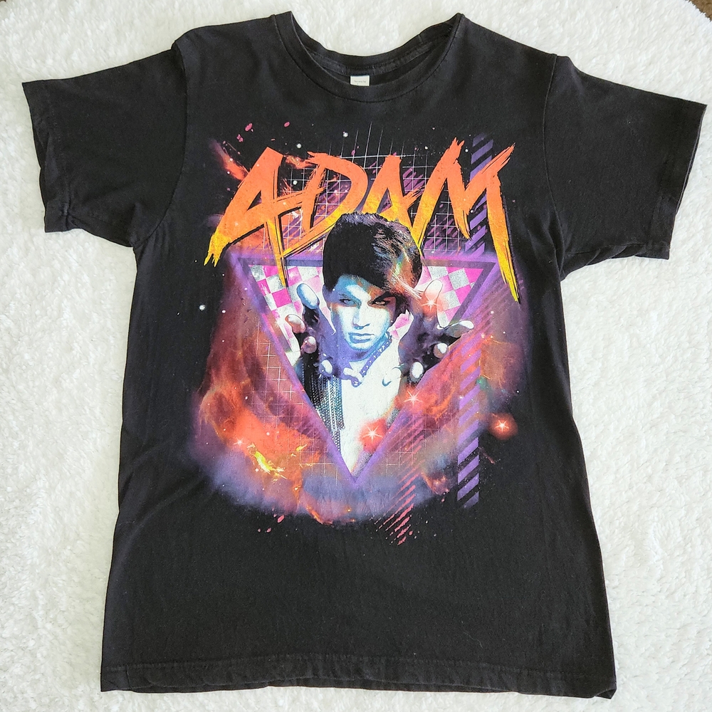 Adam Lambert 2010 Glam Nation Tour graphic shirt